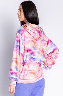 Lounge top hoody - multi